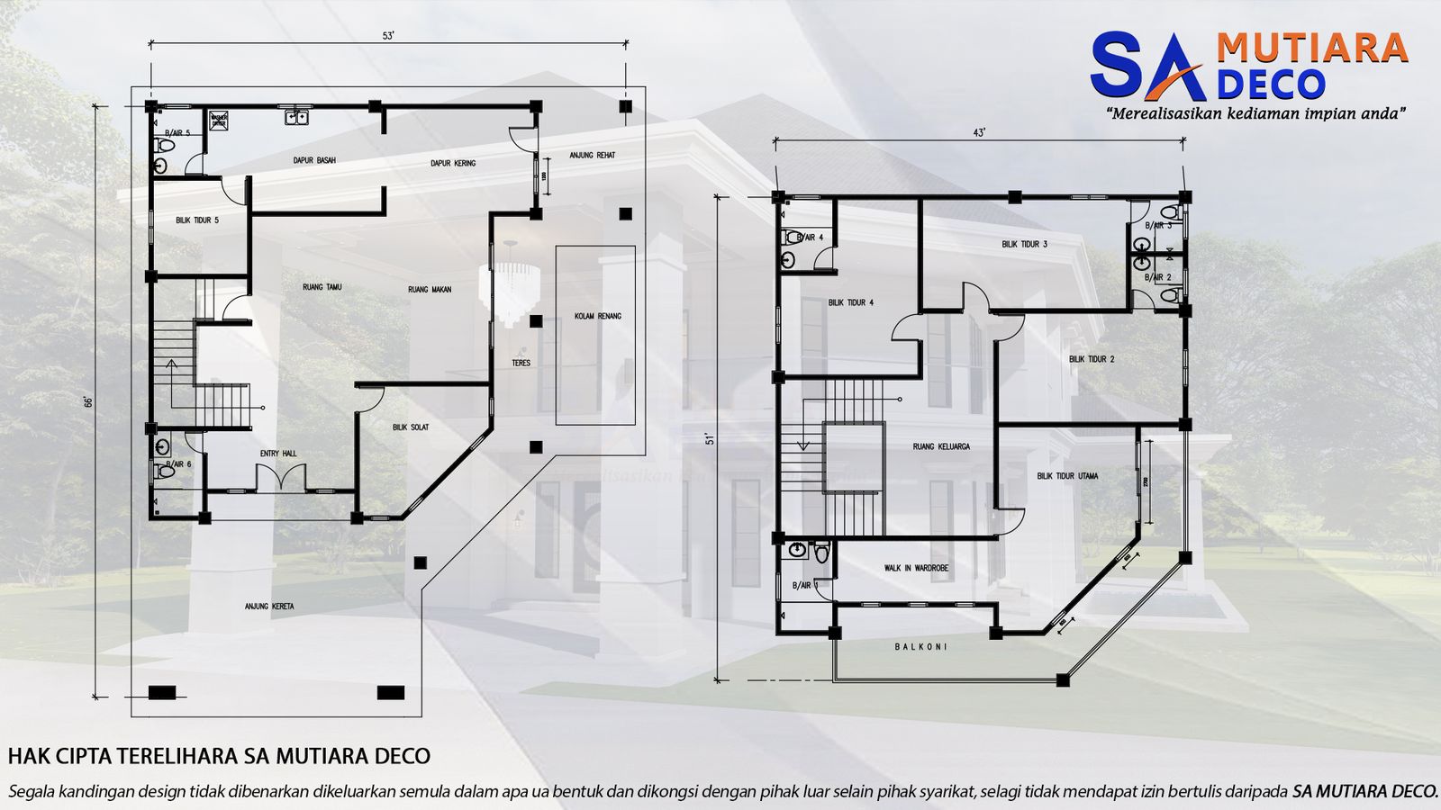 Mutiara Kencana 5183 - Floor Plan